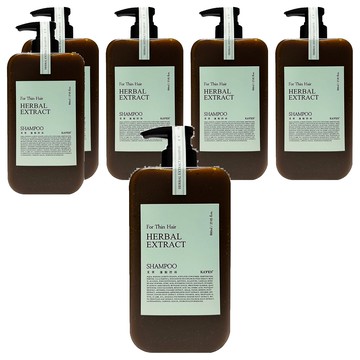 KA'FEN 卡氛 療癒草本 蓬鬆控油洗髮精 艾草  800ml  6瓶