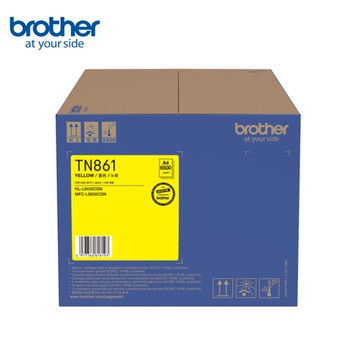 Brother TN-861Y 原廠標準容量黃色碳粉匣