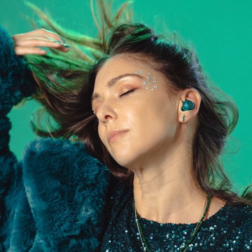 JLab GO POP ANC 真無線藍牙耳機 冰川藍