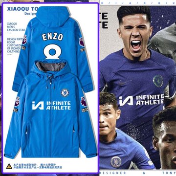 2324切爾西主場球衣外套10號穆德里克恩佐斯特林足球迷沖鋒衣