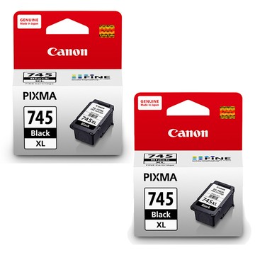 CANON PG-745XL 原廠黑色高容量墨水匣(2黑)