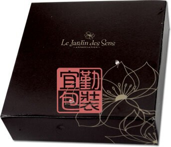 【優惠量】巧克力盒4入.黑金-感官花園/300個
