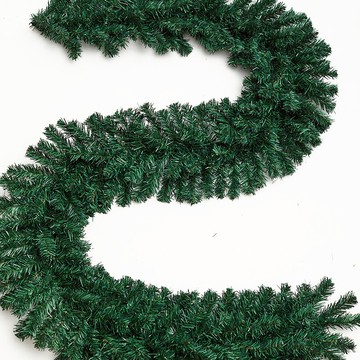 圣誕裝飾2.7米圣誕樹 PVC加密裸版diy綠色藤條商場櫥窗裝飾品