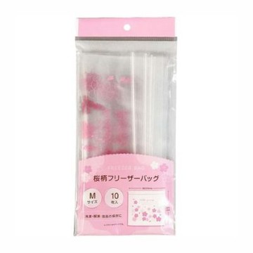 浪漫櫻花-食品冷凍保存袋M(10入)