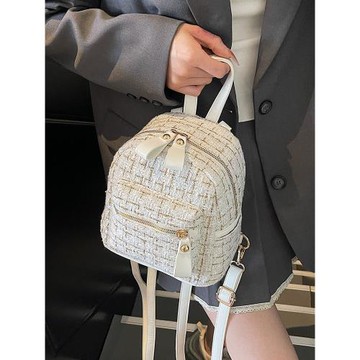 時尚百搭高級感簡約輕便雙肩包包女2025夏季新款日常通勤包小背包