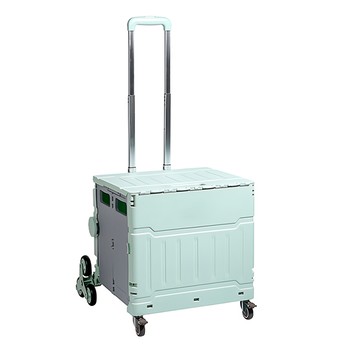 MONACO 魔娜歌 8輪爬梯款 75L 薄荷綠 多功能購物收納手推車  1個