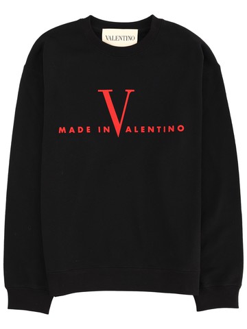 valentino "made in valentine" sweatshirt