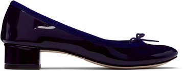Repetto 海军蓝 Camille 低跟鞋