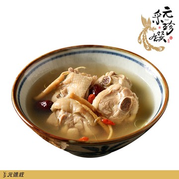【元采珍饌】獨享小湯-人蔘雞湯 500g/盒│元進莊美食購