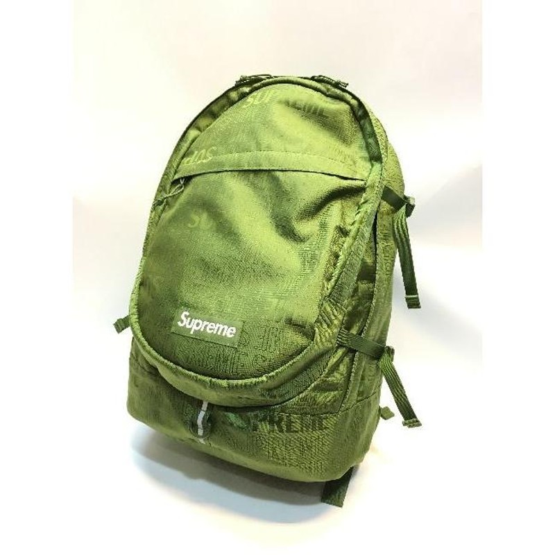 代官山) Supreme シュプリーム 19SS Backpack バックパック オリーブ ...