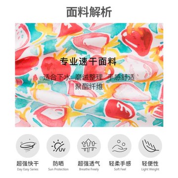 surfcuz  男短褲卡通速干沙灘褲男寬松大碼男泳褲溫泉海邊度假