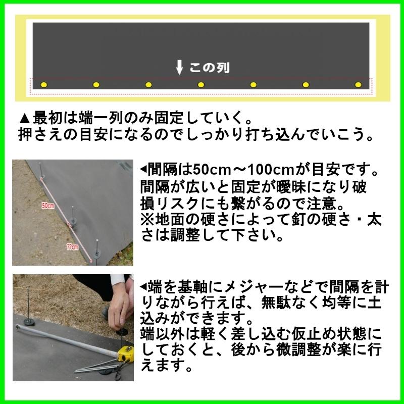 イノベックス アレンザ 高密度防草シート 黒 0.5m×50m