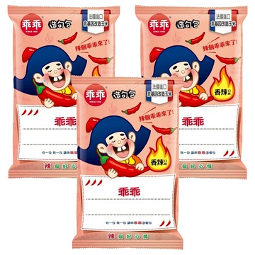 乖乖 玉米脆條 香辣口味 法國進口玉米 酥脆口感  80g  3包