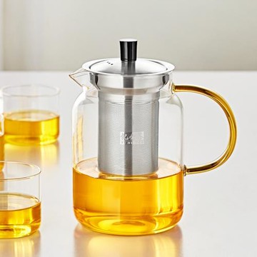 憶壺茶304不銹鋼功夫玻璃茶壺