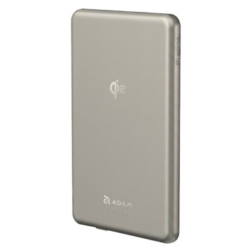ADAM elements 亞果元素 Qi2 超輕薄行動電源 5000mAh Type-C  鈦色  VIONTA Q5