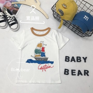 【BabyBear】現貨 童裝 兒童上衣 兒童短袖 男童短袖T恤 兒童休閒衣 男童 女童 TL0021