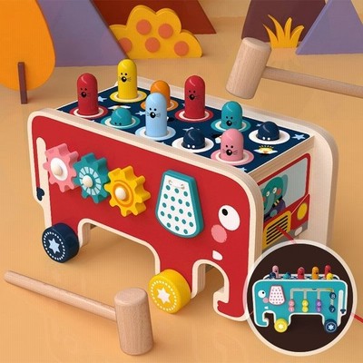 知育玩具おもちゃハンマートイ車クリスマスプレゼント誕生日プレゼント積み木男の子女の子1歳2歳3歳木のおもちゃ大工さん 通販 Lineポイント最大get Lineショッピング