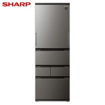 SHARP夏普 457公升1級變頻左右開任意門自動除菌冰箱（尊爵灰） SJ-PW46KT-H_廠商直送