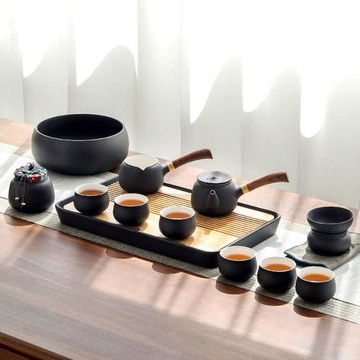 【Pure】陌羽磨砂質感茶具13件組