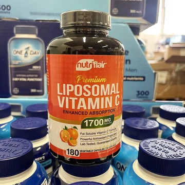 美國代購！原裝正品NutriFlair Liposomal高含量脂質體脂溶維他命C180粒