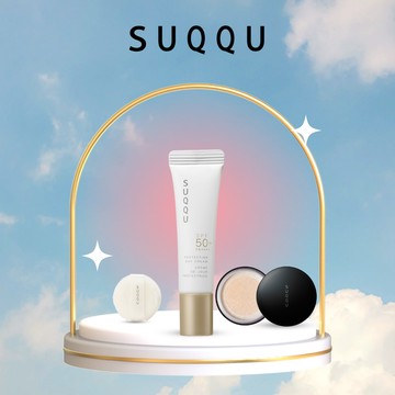 獨家✨ 【SUQQU】 攜帶補妝組 鑽石防曬日霜+仙女蜜粉(附粉撲)｜旅行外出體驗｜精巧版防曬日霜10g+ 蜜粉4g｜生日快樂