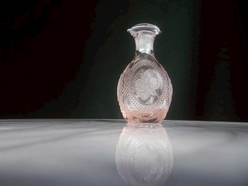 【老時光 OLD-TIME】早期二手日本粉色玻璃香料罐