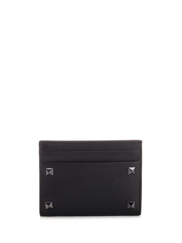 Valentino Garavani Black rockstud Card Holder