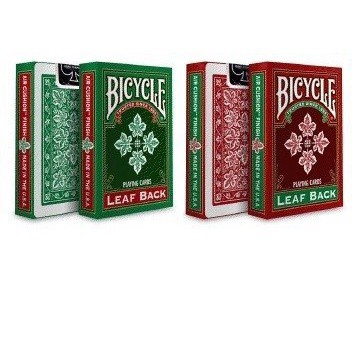 【USPCC撲克】撲克牌 BICYCLE holiday leaf back