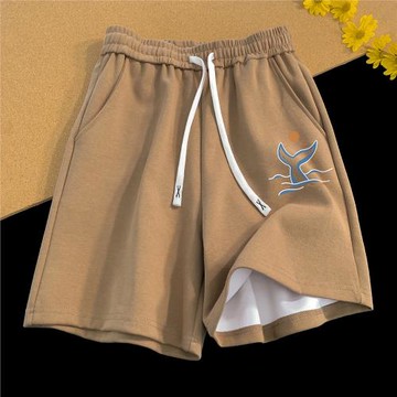 運動短褲男夏季薄款褲子休閑寬松五分褲美式籃球褲男士中褲大褲衩
