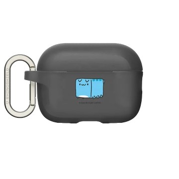 AirPods Pro 2 AirPods Case 黑 - 貓貓蟲咖波 Bugcat Capoo - 方方咖波