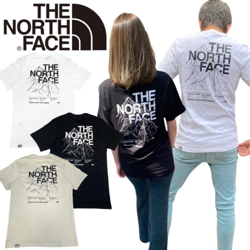 ザ ノースフェイス 半袖 Tシャツ NF0A7Z9K バックロゴ トップス メンズ レディース ロゴ THE NORTH FACE M SS  MOUNTAIN OUTLINE TEE | LINEショッピング