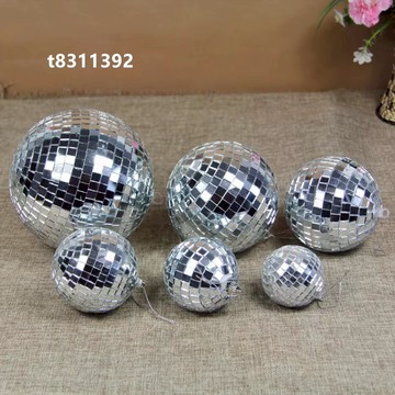 ✨台灣出貨✨婚慶舞臺反射鏡面球 disco迪斯科球 酒吧KTV反光鐳射球蹦迪球玻璃