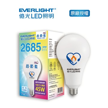 億光18.5W LED節能標章球泡燈-白光 6500K