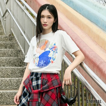 STAYREAL 回聲仍在-PLAN A純真世界T - 米白