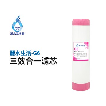 【麗水生活】 G6三效合一濾芯 PP纖維 KDF 顆粒活性碳 飲水機 淨水器 過濾器 濾心