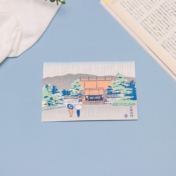 京都芸艸堂木版風景明信片-京都御所