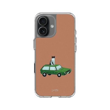 iPhone 17 Clear Case（相機按鈕） 透明 - Soupy Tang 湯舒皮 - Roof Seat