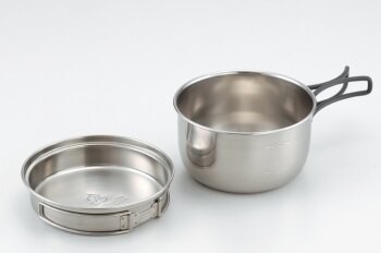 【【蘋果戶外】】文樑 ST-2011 不鏽鋼個人餐具 600cc (個人鍋 不鏽鋼碗 煎盤 個人碗炊具)