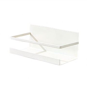 上手家居 日式磁吸置物架 免安裝冰箱收納架  1個  白色