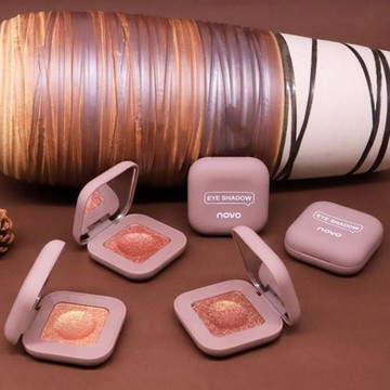 NOVO眼影盤平價單色眼影珠光學生閃粉防水晶晶亮片土豆泥