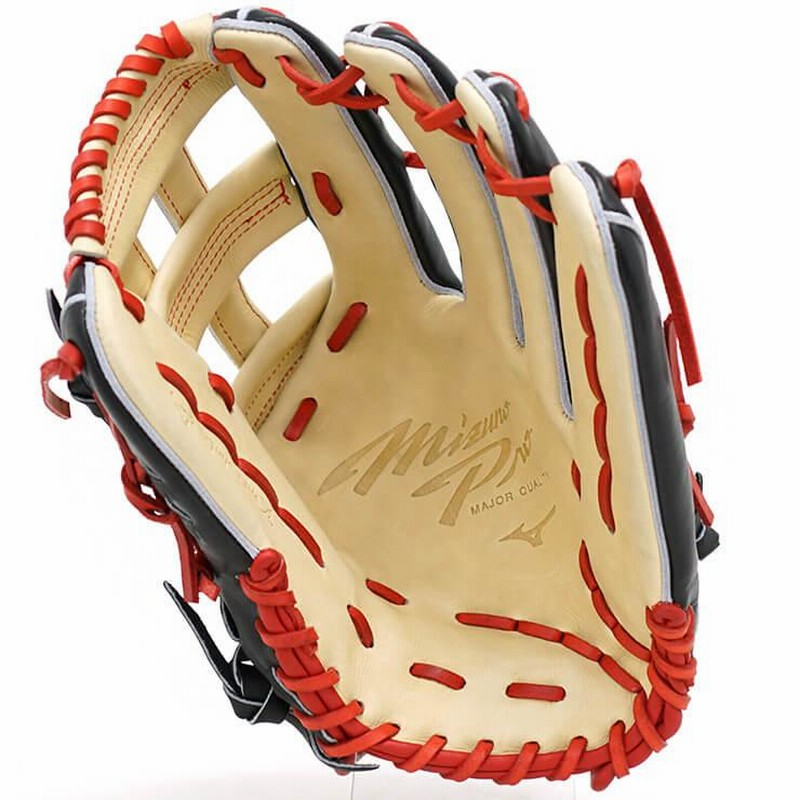 ミズノプロ 軟式用グローブ 内野用 阪神タイガース 佐藤輝明モデル ミズノプロ 佐藤輝明型 軟式用 内野手用 グローブ ブロンド 阪神