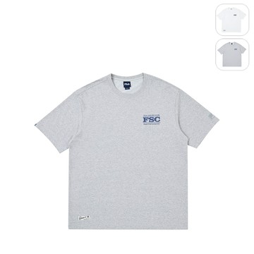 【FILA】中性 短袖 圓領T恤-淺麻灰 1TEZ-1214-MY