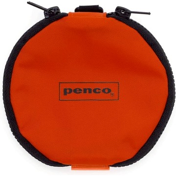 HIGHTIDE penco 雙層拉鍊零錢包  橘色  115 x 115 x 25 mm