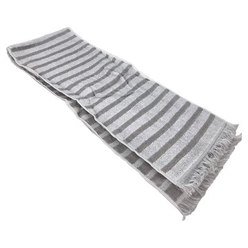 JOGAN 成願 Eco de Cool 涼感運動毛巾 90 x 16cm  橫紋簡約灰  1條