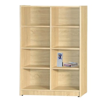 文創集 康永3尺開放八格書櫃(四色可選)-90x30x124cm免組