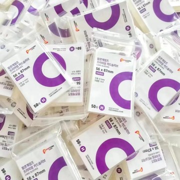 爆米花卡膜  （塔塔周邊） 散裝1入 一元2張  卡套20絲  平口 0.1mm 愛豆 照片 小卡保護膜 cpp高透
