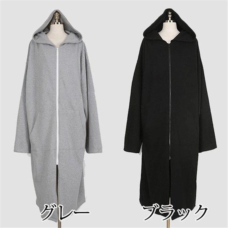 コート レディース コーディガン 春 ロングコート ジップ