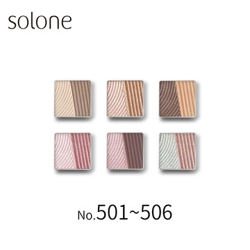 Solone 玩色雙拼眼影(501-506/自組彩妝)