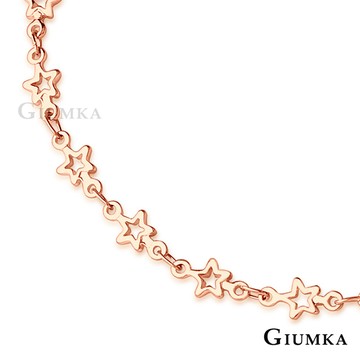 【GIUMKA】閃爍星空腳鍊甜心淑女款 玫金白鋯 ML029-1