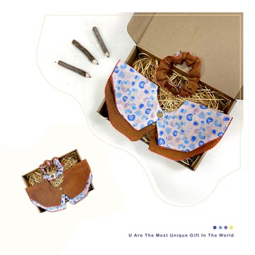 玲型花邊出芽口水巾